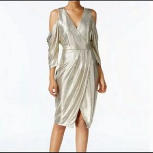 Rachel Roy Gold Metallic Dress